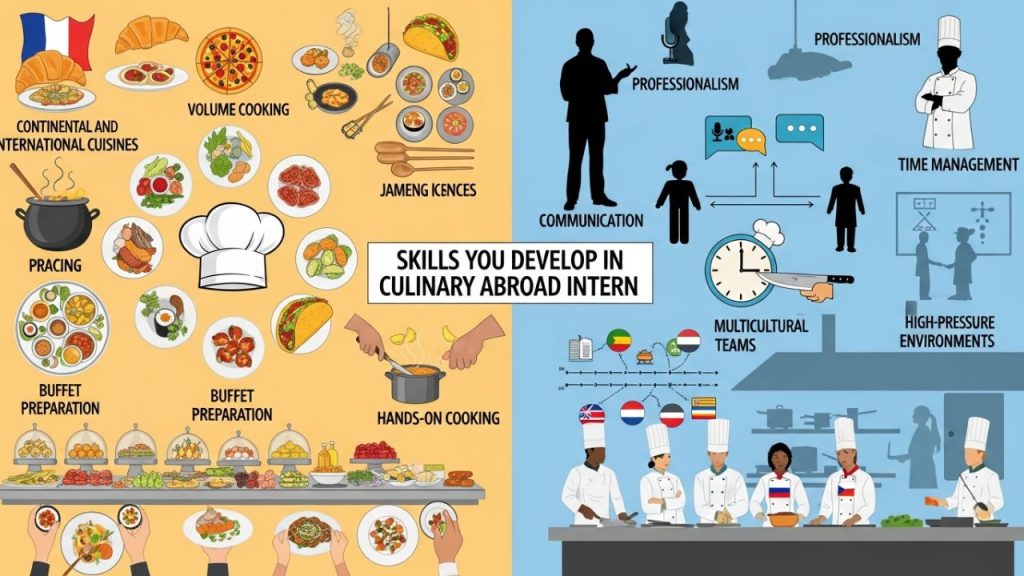 Skills You Develop in Culinary Abroad Internship